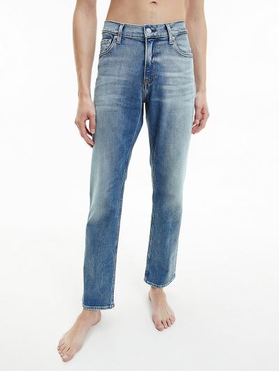 Calvin Klein Ruhák HU989367 | Calvin Klein Straight Férfi Farmernadrág Kék
